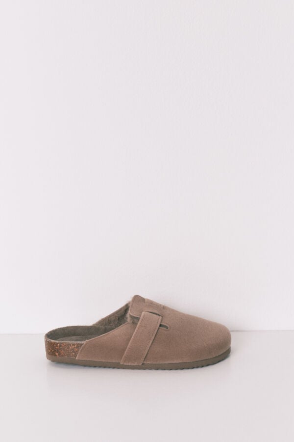 Women'secret Pantuflas bio caf&eacute; nude