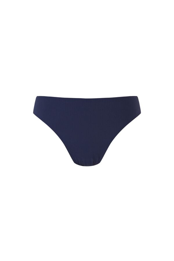 Women'secret Panty brasile&ntilde;o de microfibra y tul azul azul