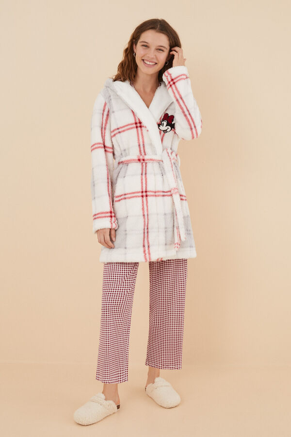 Womensecret Bata capucha Minnie Mouse estampado