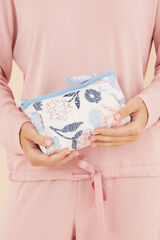 Womensecret Neceser mediano acolchado patchwork marfil
