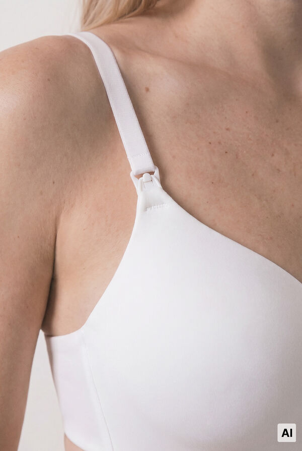 Women'secret Brasier maternity triangular con relleno blanco LOVELY blanco
