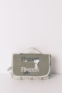 Women'secret Gran neceser con percha verde de Snoopy