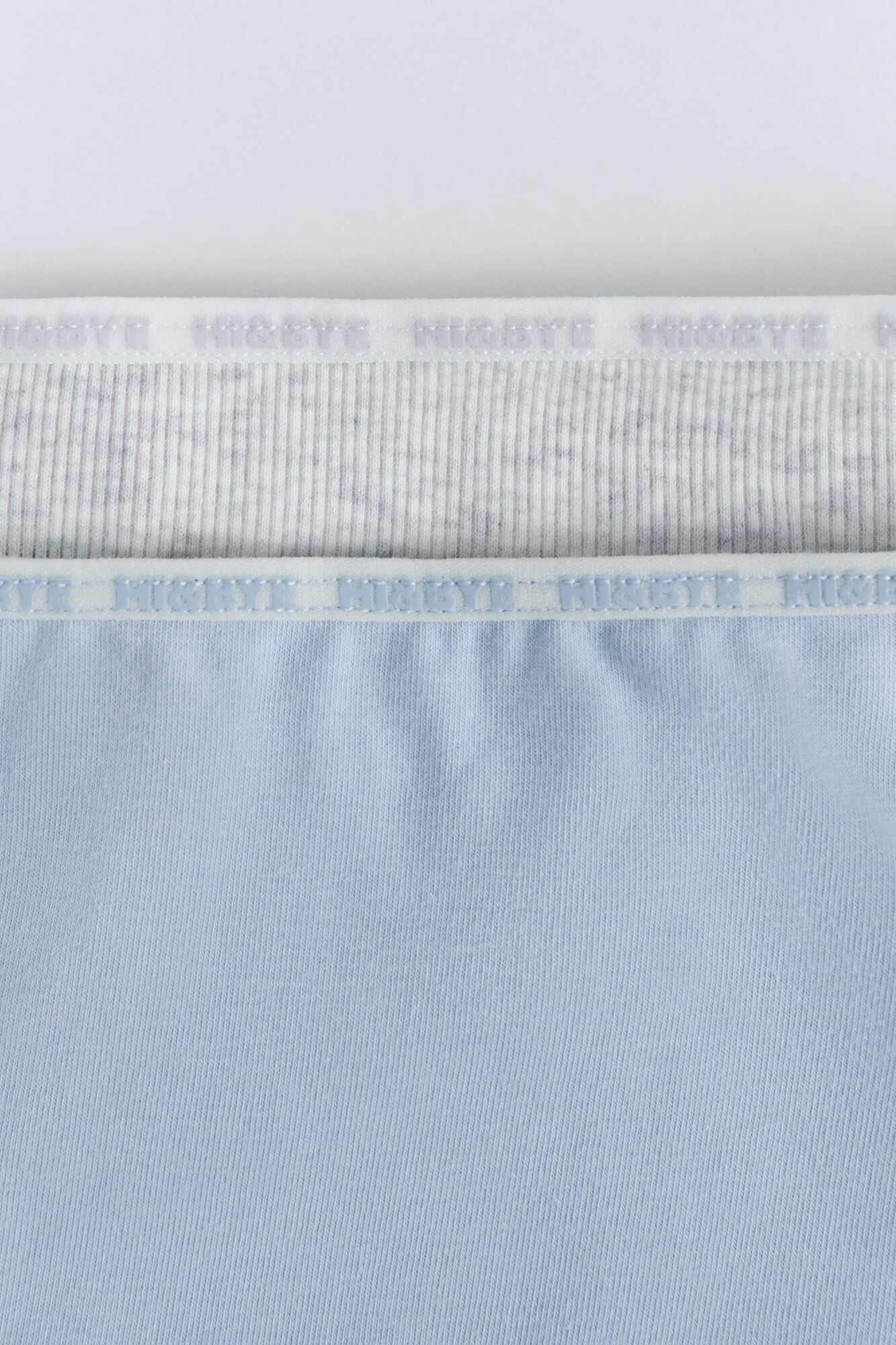 HI&BYE Pack de 2 panties b&oacute;xer azules y grises