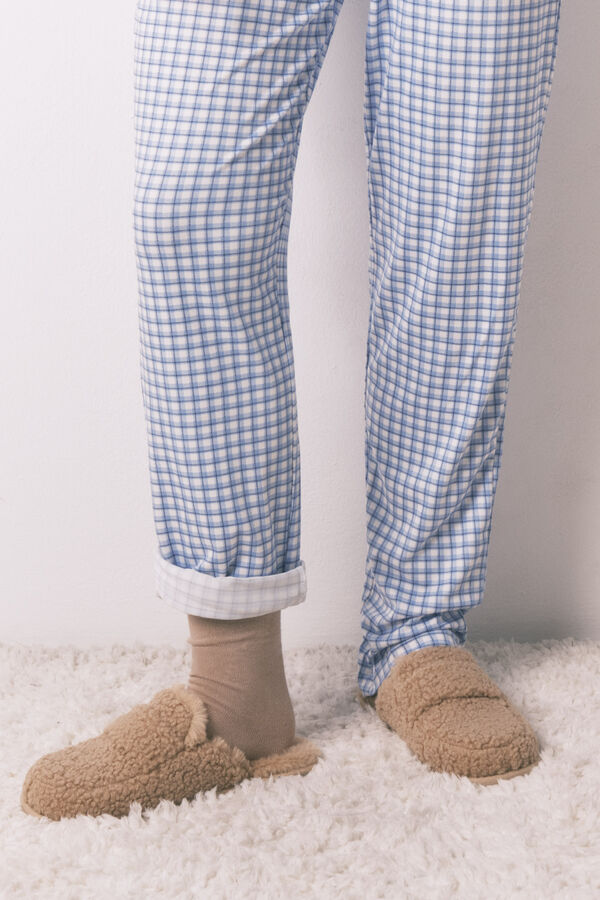 Women'secret Pantuflas para casa de borrego de Snoopy café