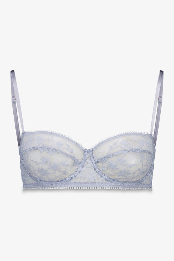 Women'secret PRETTY brasier balconette de encaje azul  azul