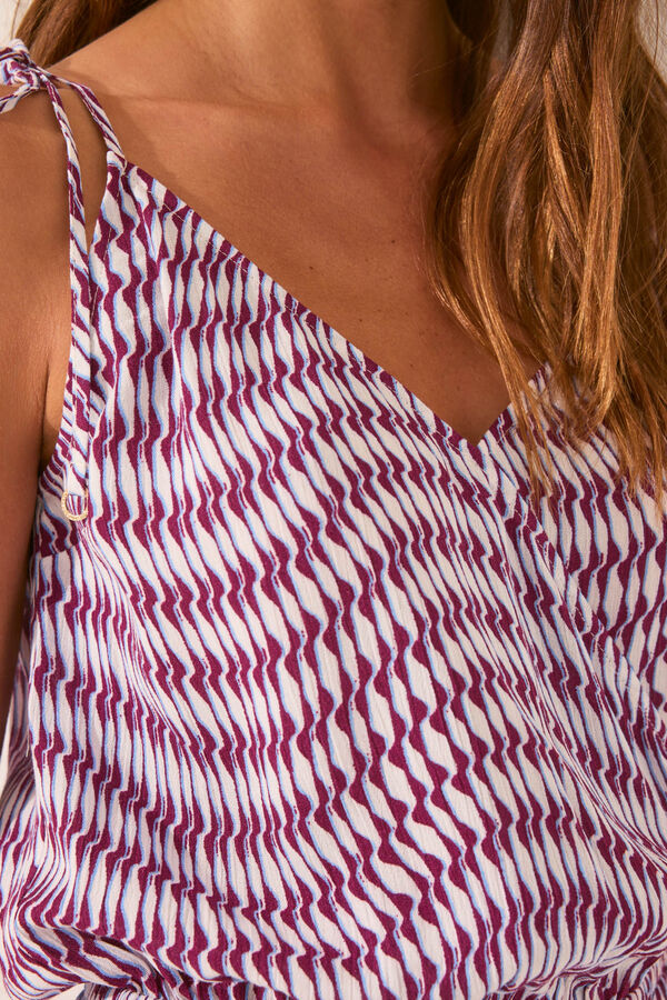 Womensecret Jumper con estampado étnico multicolor estampado