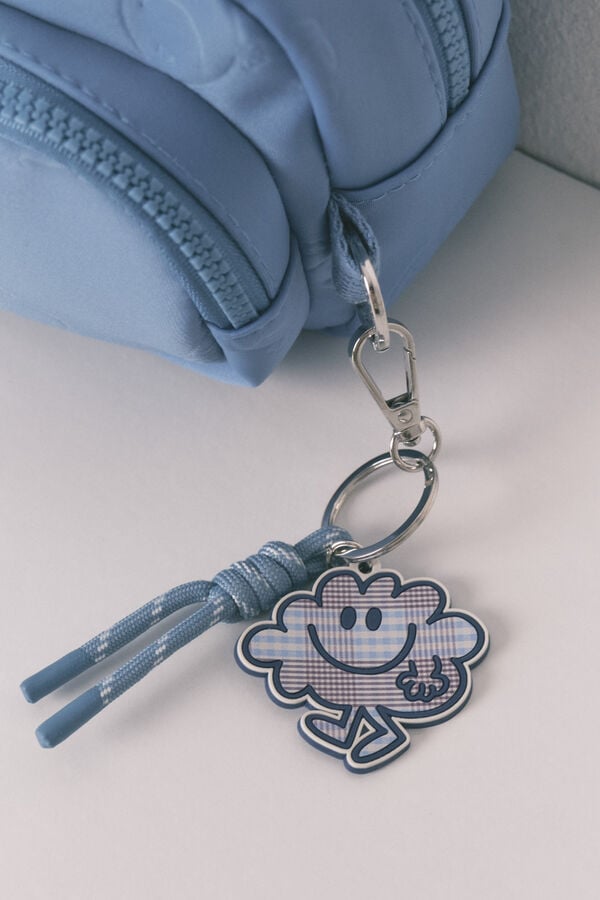 Women'secret Neceser de neopreno con estampado azul mediano de Mr. Men azul