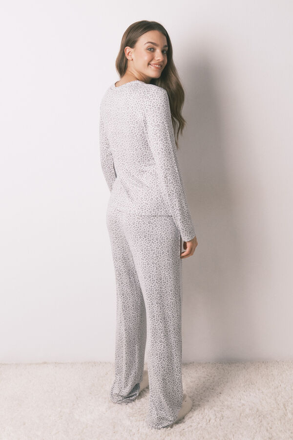 Women'secret Pijama larga con estampado animal de Miffy estampado