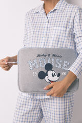 Womensecret Funda para portátil Mickey gris oscuro gris