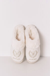 Women'secret Zapatillas de casa blanco Harry Potter lurex