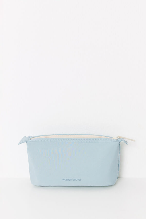 Womensecret Neceser mediano acolchado azul verde