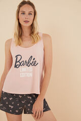 Womensecret Pijama corta 100% algodón Barbie rosa