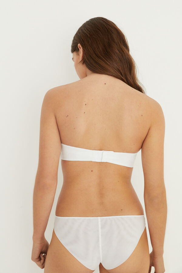 Women'secret SUPERB Brasier sin tirantes súper push-up microfibra blanco