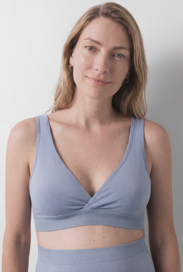 Women'secret Brasier maternity halter cruzado azul FANTASTIC azul