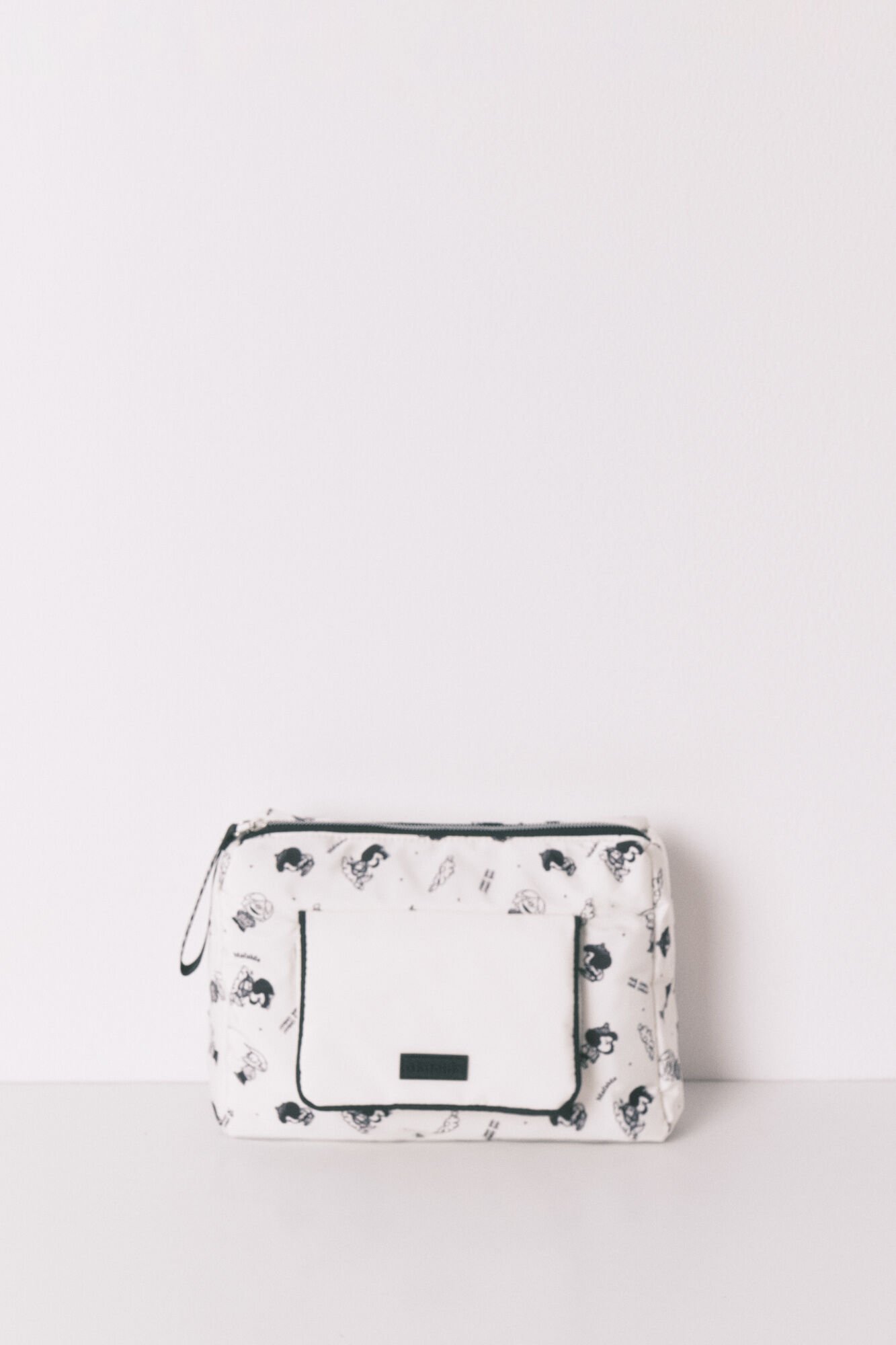 Women'secret Neceser grande de nylon blanco Mafalda