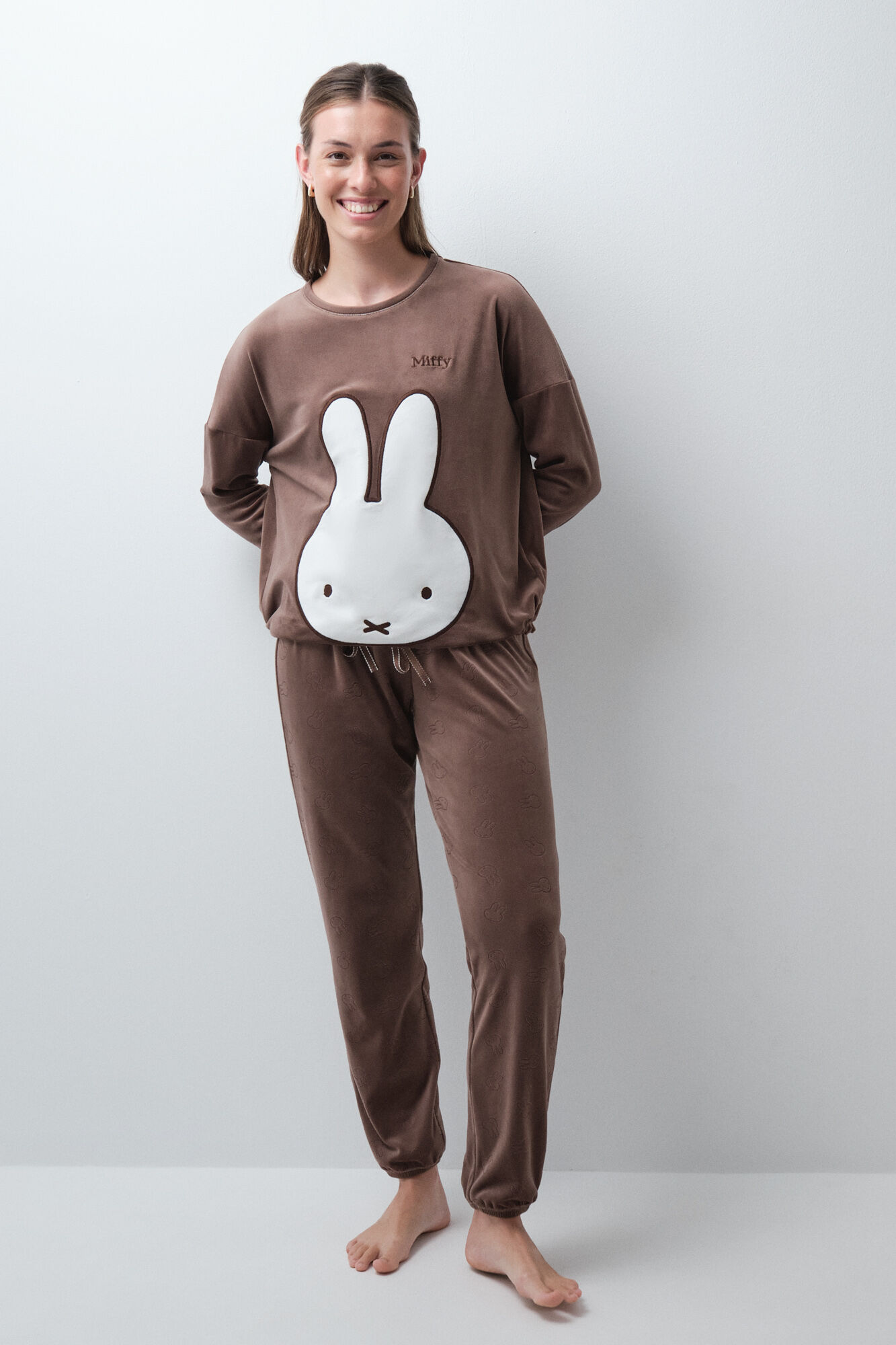 Women'secret Pijama larga Miffy 3D