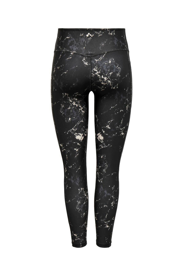 Only Play Leggins de cintura alta y bolsillo lateral negro