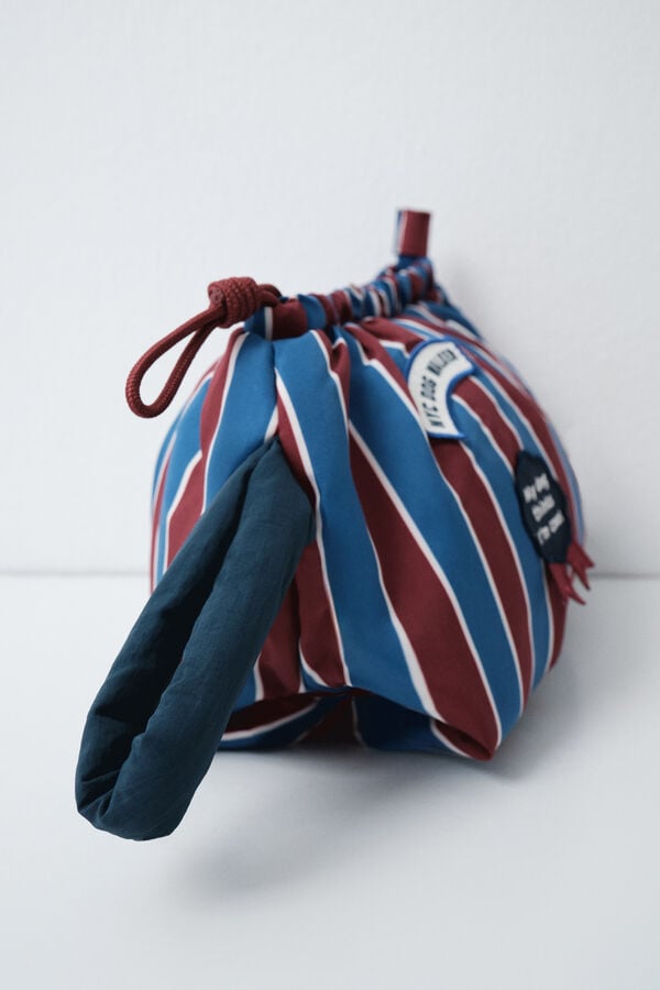 Women'secret Neceser mediano fruncido con asa estampado