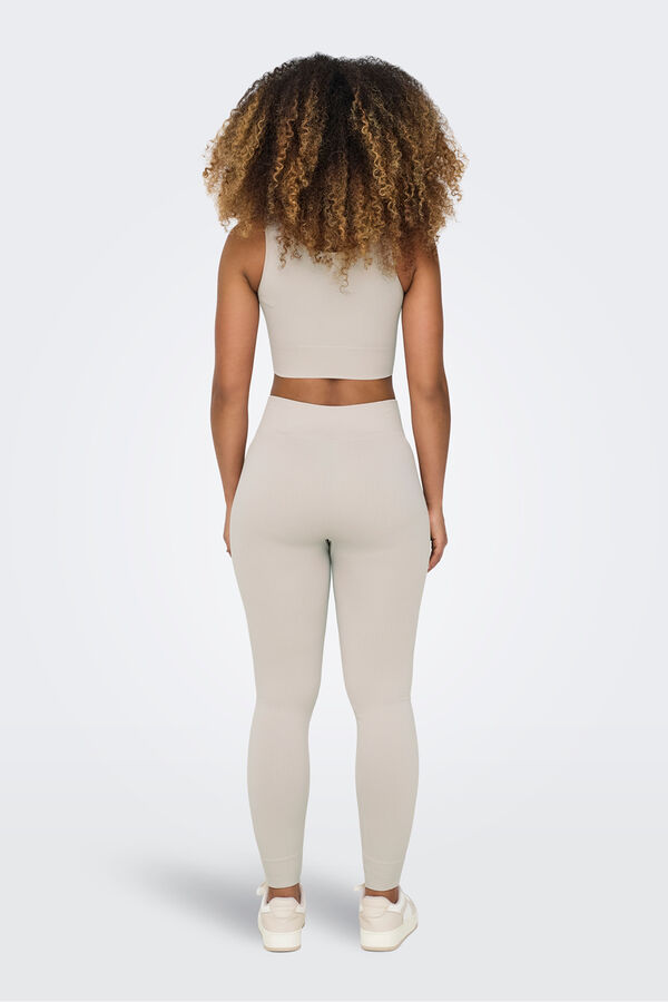 Only Play Brasier deportivo sin costuras con tirantes. gris