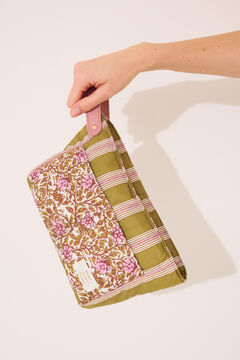 Womensecret Neceser mediano con flores acolchadas estampado