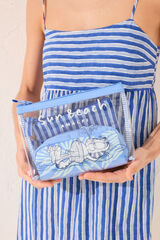 Womensecret Estuche de neceser azul Garfield estampado