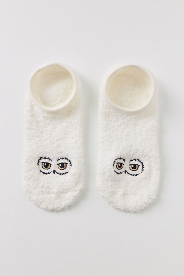Womensecret Calcetines invisibles Hedwig pelo    blanco