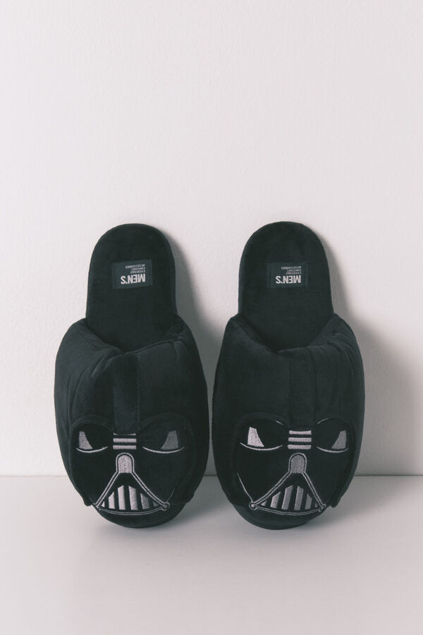 Women'secret Pantuflas para casa de hombre de Star Wars negro