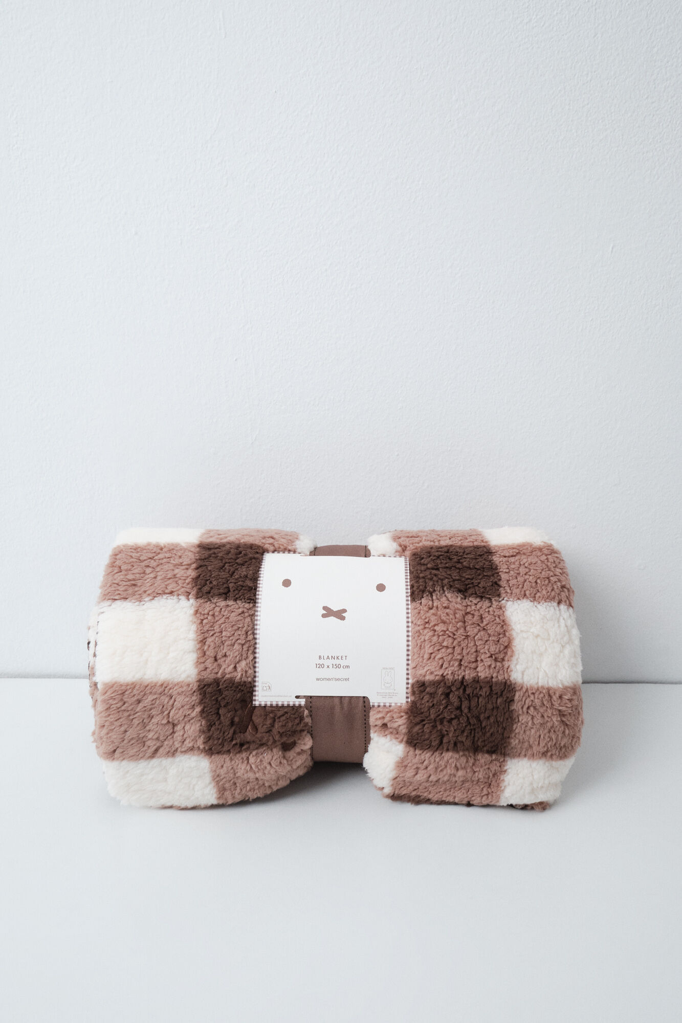 Women'secret Manta polar a cuadros Miffy