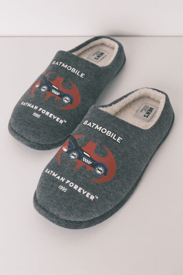 Womensecret Pantuflas para casa grises de Batman gris