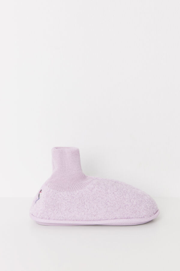 Womensecret Pantuflas casa calcetín Snoopy rosa