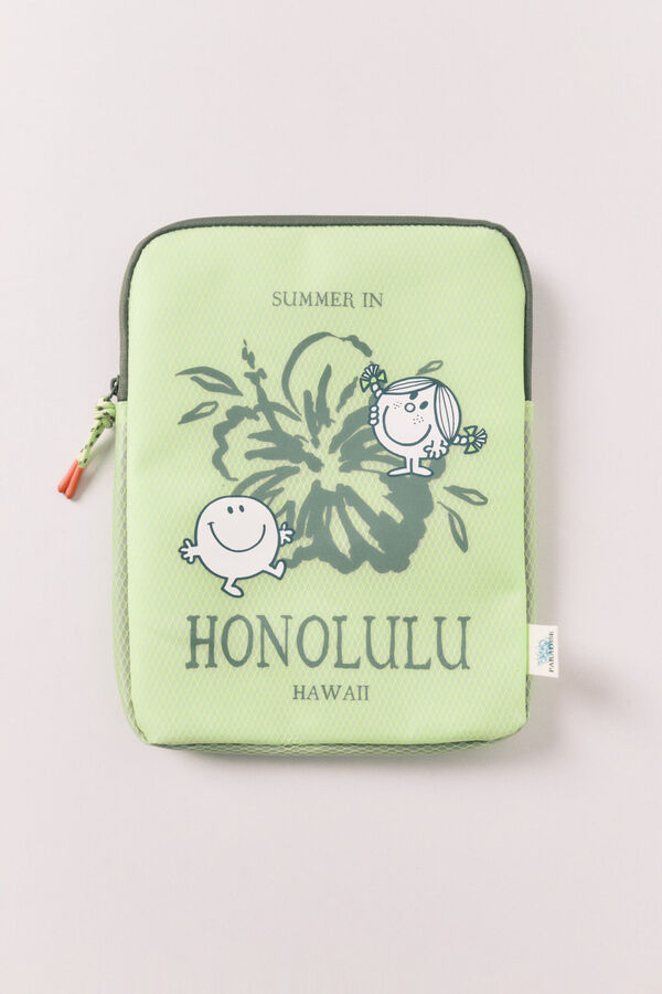 Women'secret Funda para tablet Mr. Men &trade; & Little Miss&trade; verde