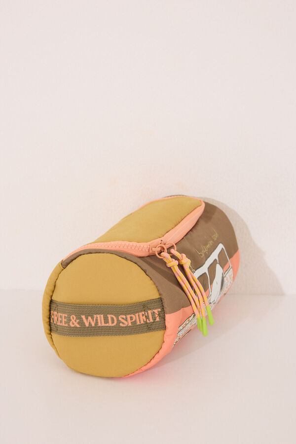 Womensecret Funda mediano de Snoopy kaki
