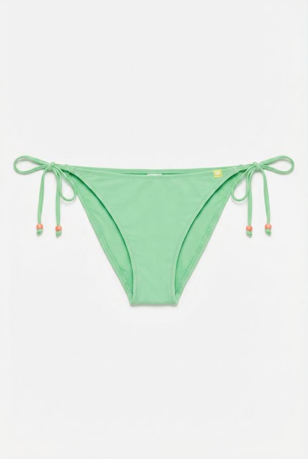 HI&BYE Panty de bikini con tiras verde verde