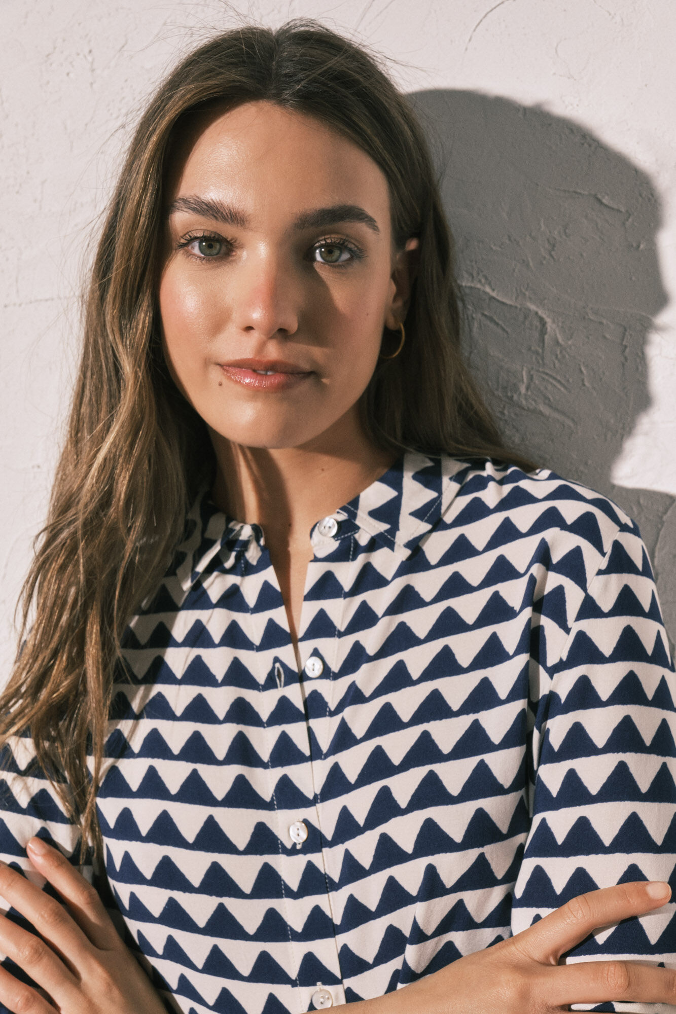 Women'secret Pijama corta camisera estampado geom&eacute;trico