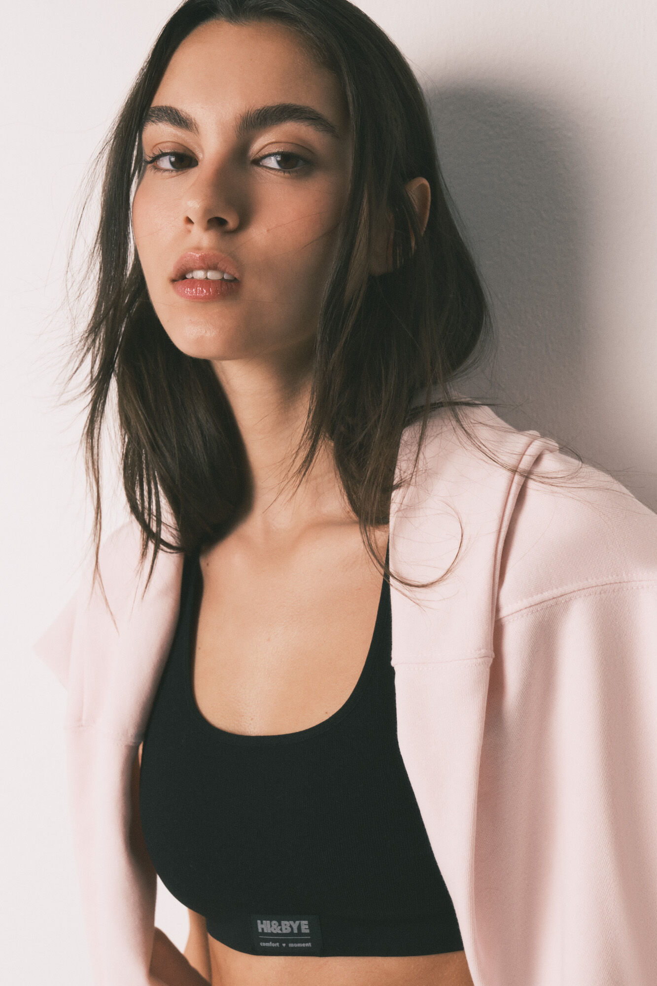 HI&BYE Brasier deportivo sin costuras negro