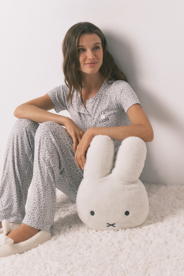 Women'secret Cojín de borrego 3D Miffy marfil