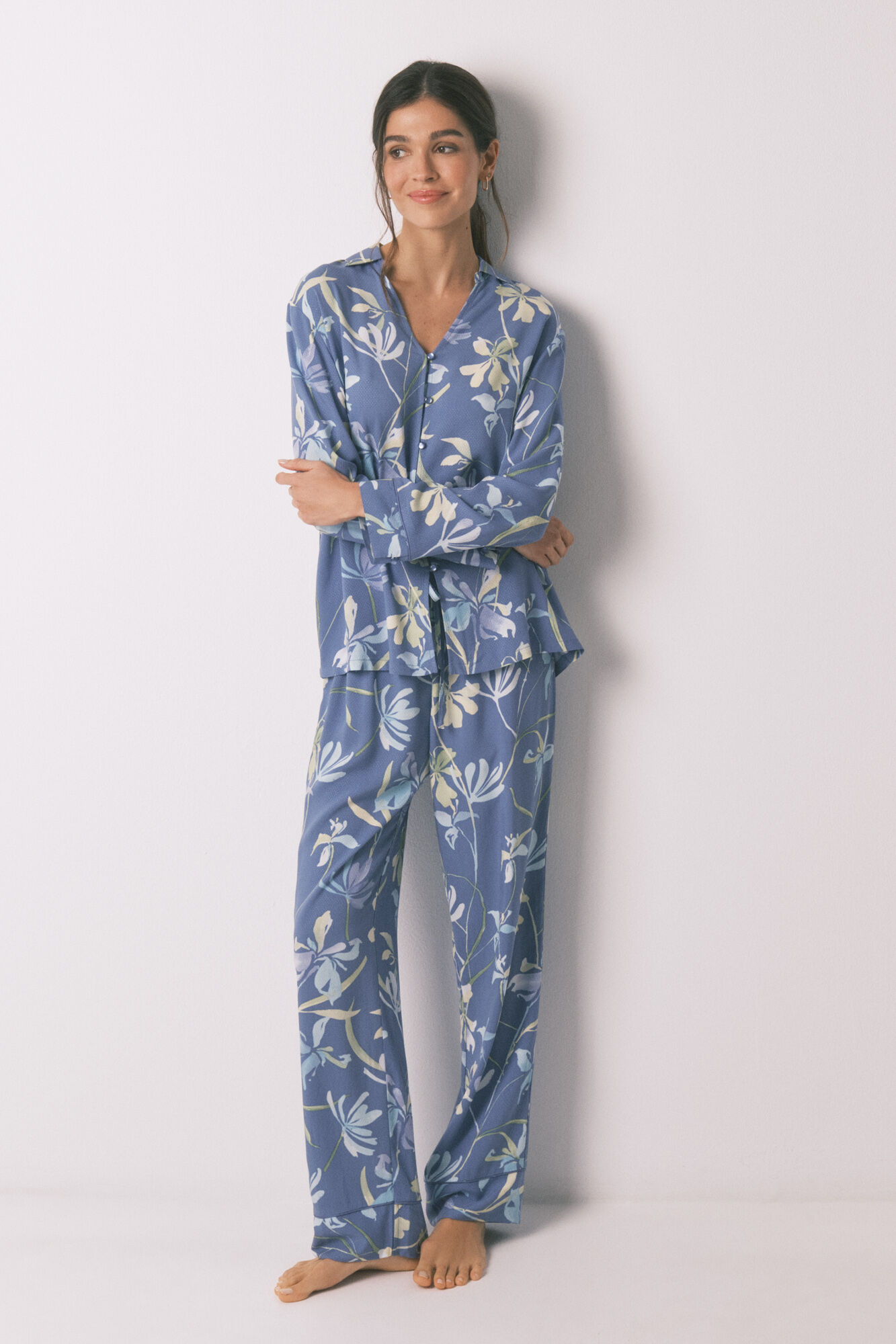 Women'secret Pijama camisera estampado flores