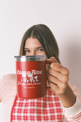 Women'secret Taza térmica con estampado de Snoopy rojo