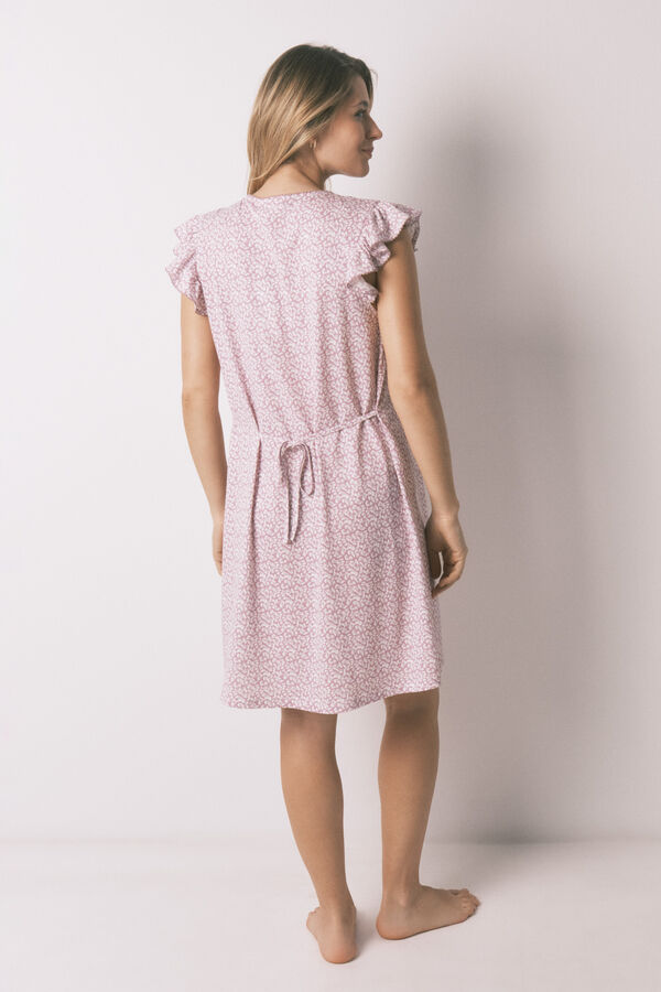 Women'secret Camis&oacute;n maternity con volante de algod&oacute;n rosa rosa