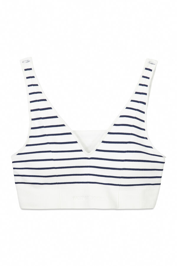 Womensecret Brasier de rayas con rayas de rayas  azul