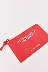 Women'secret Monedero mini de charol rojo