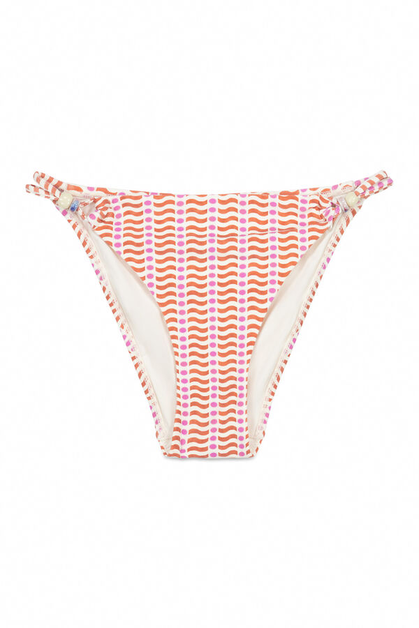 Womensecret Panty de bikini con estampado geométrico clásica estampado