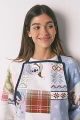 Women'secret Delantal de cocina de patchwork con puntadas estampado