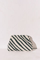 Women'secret Neceser mediano estampado cebra negro