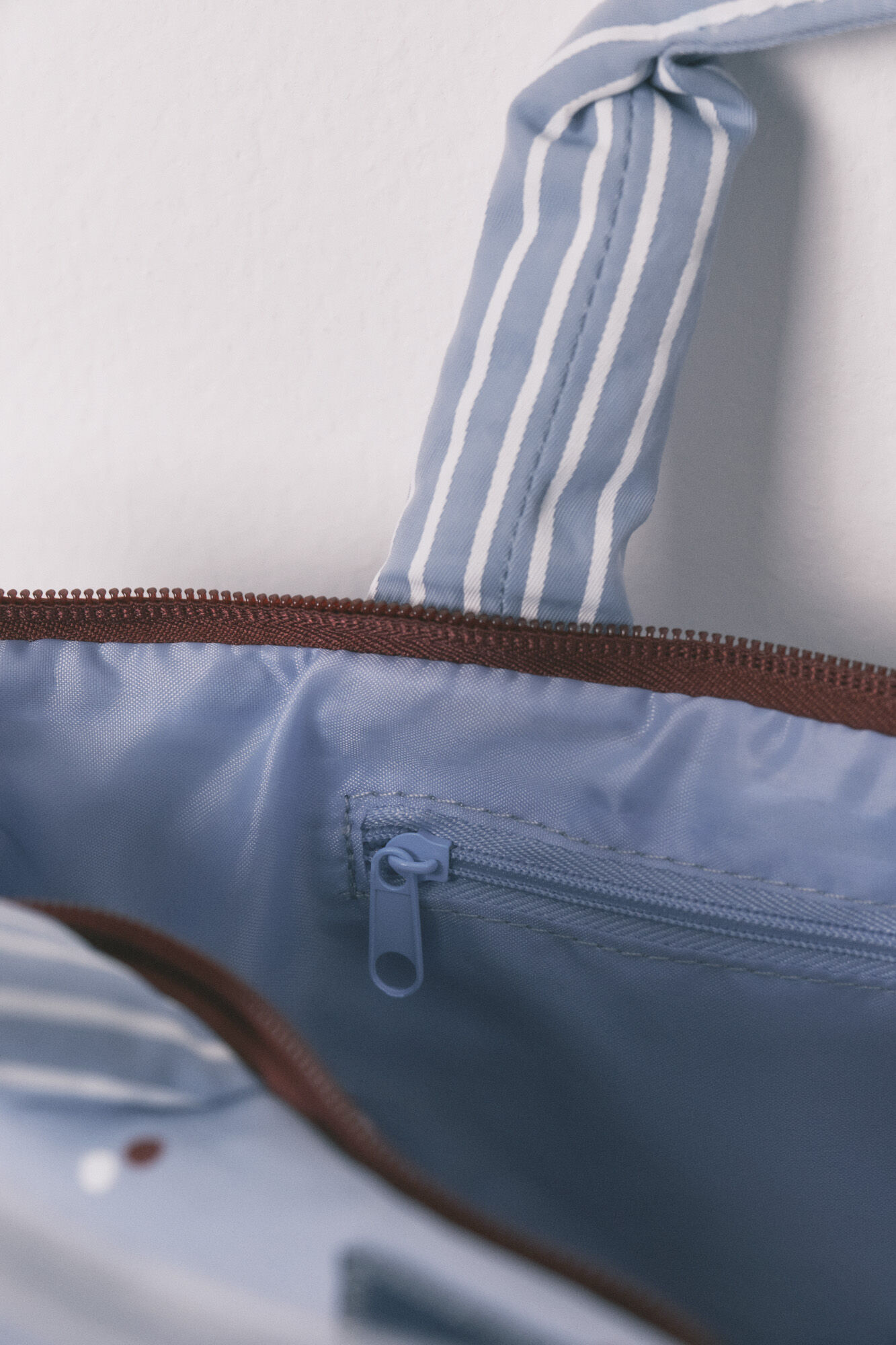 Women'secret Neceser grande estampado p&aacute;jaros azul