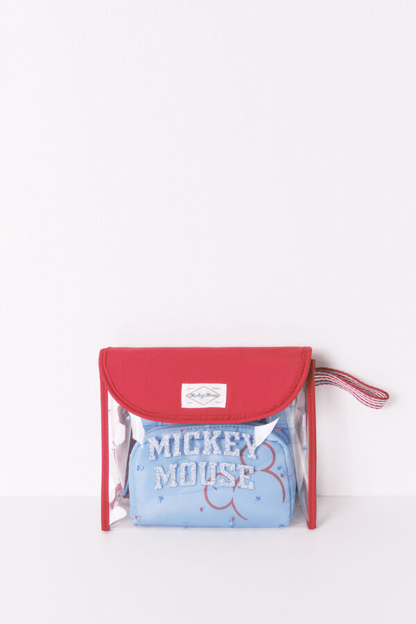 Womensecret Pack de 3 neceseres rojos de Mickey rojo
