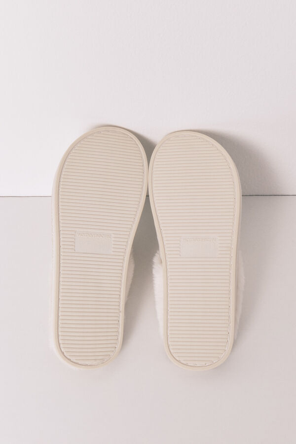 Women'secret Zapatillas de casa blanco Harry Potter lurex marfil