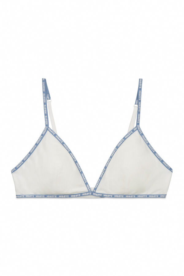 HI&BYE Brasier triangular blanco marfil