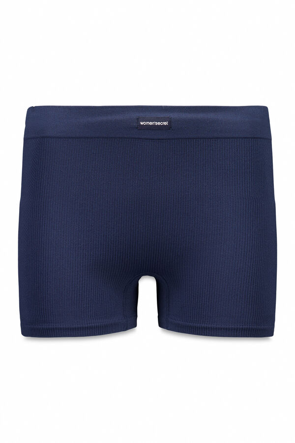 Women'secret Pantalón azul oscuro azul