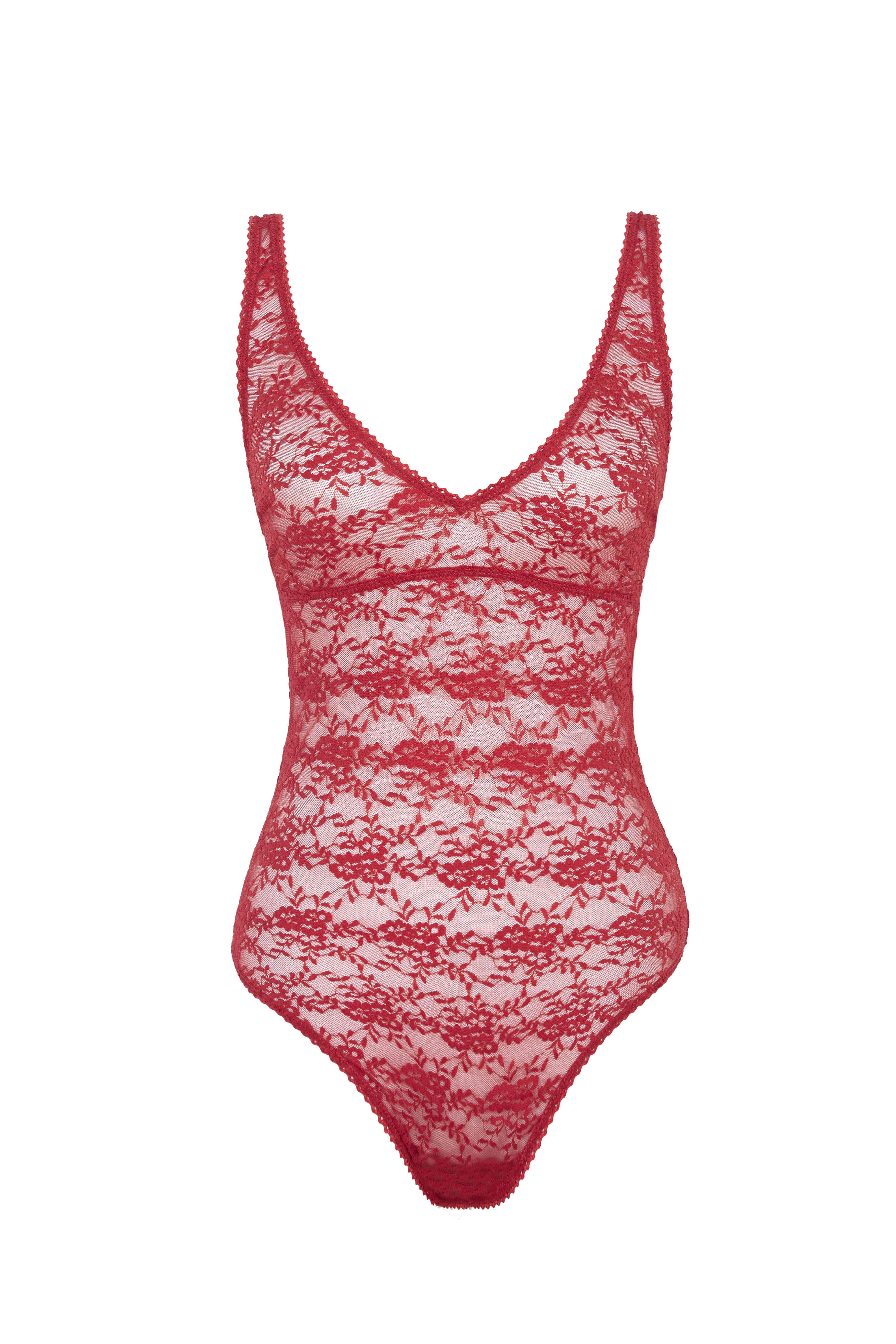 Body encaje rojo Brasieres WomenSecret MX